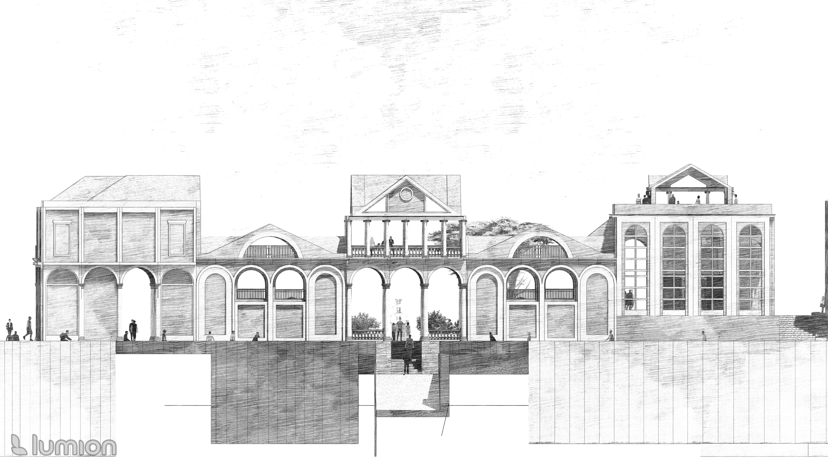 Market Hall: Elevation