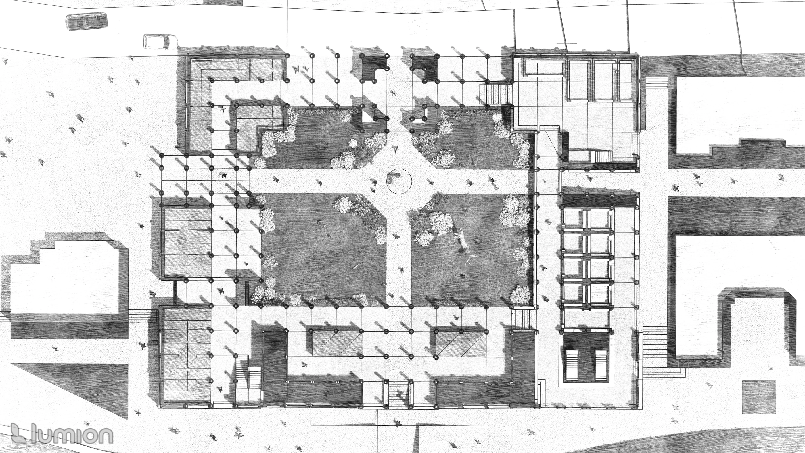 Market Hall: Plan study 2