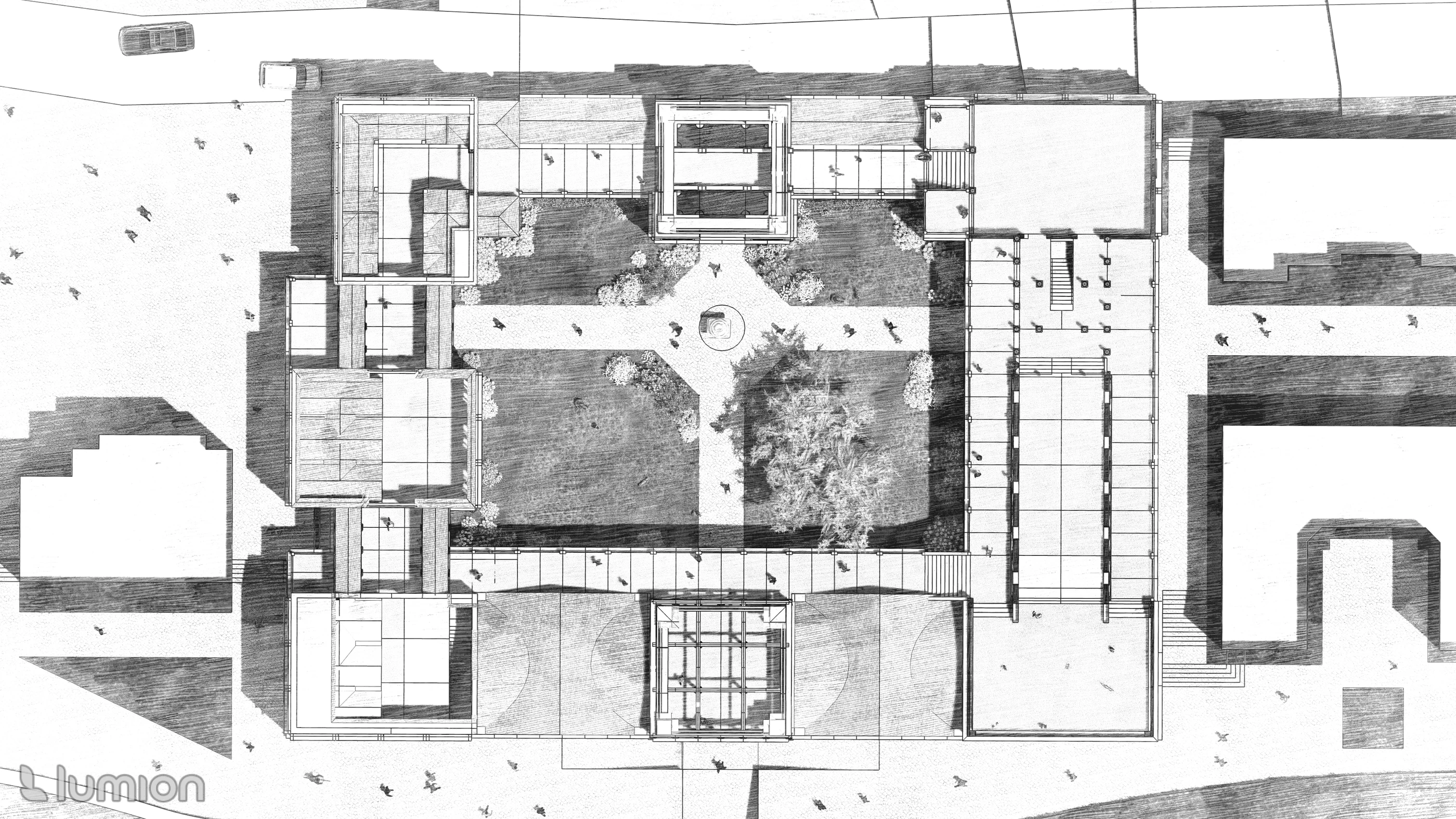 Market Hall: Plan study 4